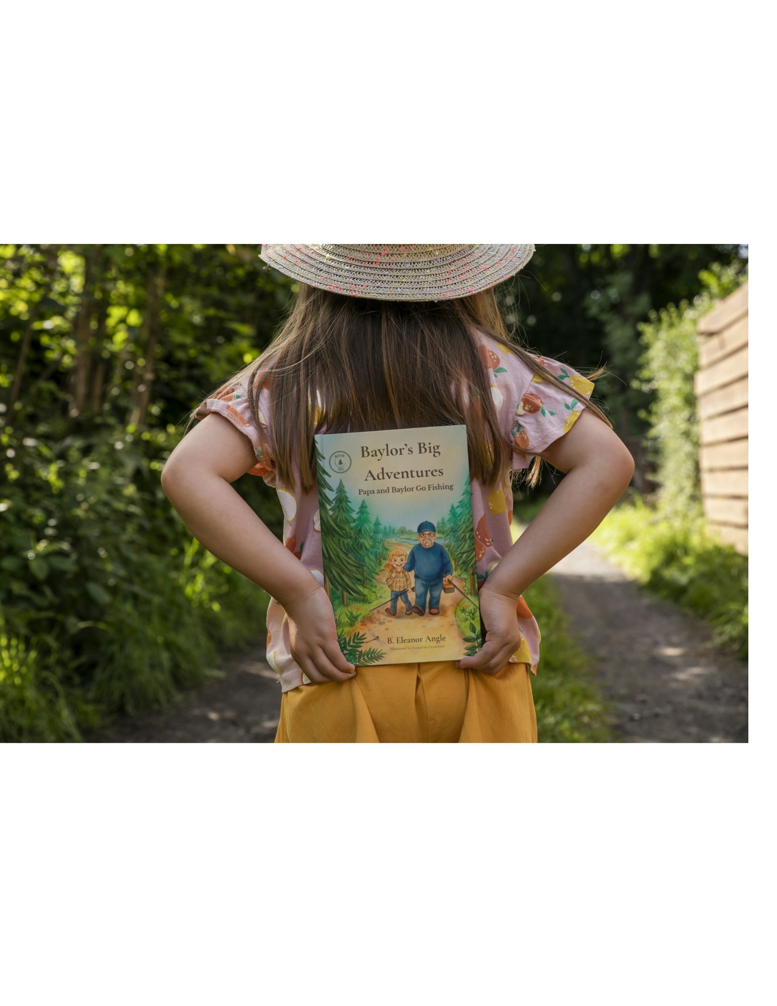 Papa and Baylor Go Fishing Adventure Bundle (Hardcover Picture Book + Tin + Heart Pebble Keepsake) - Image 4