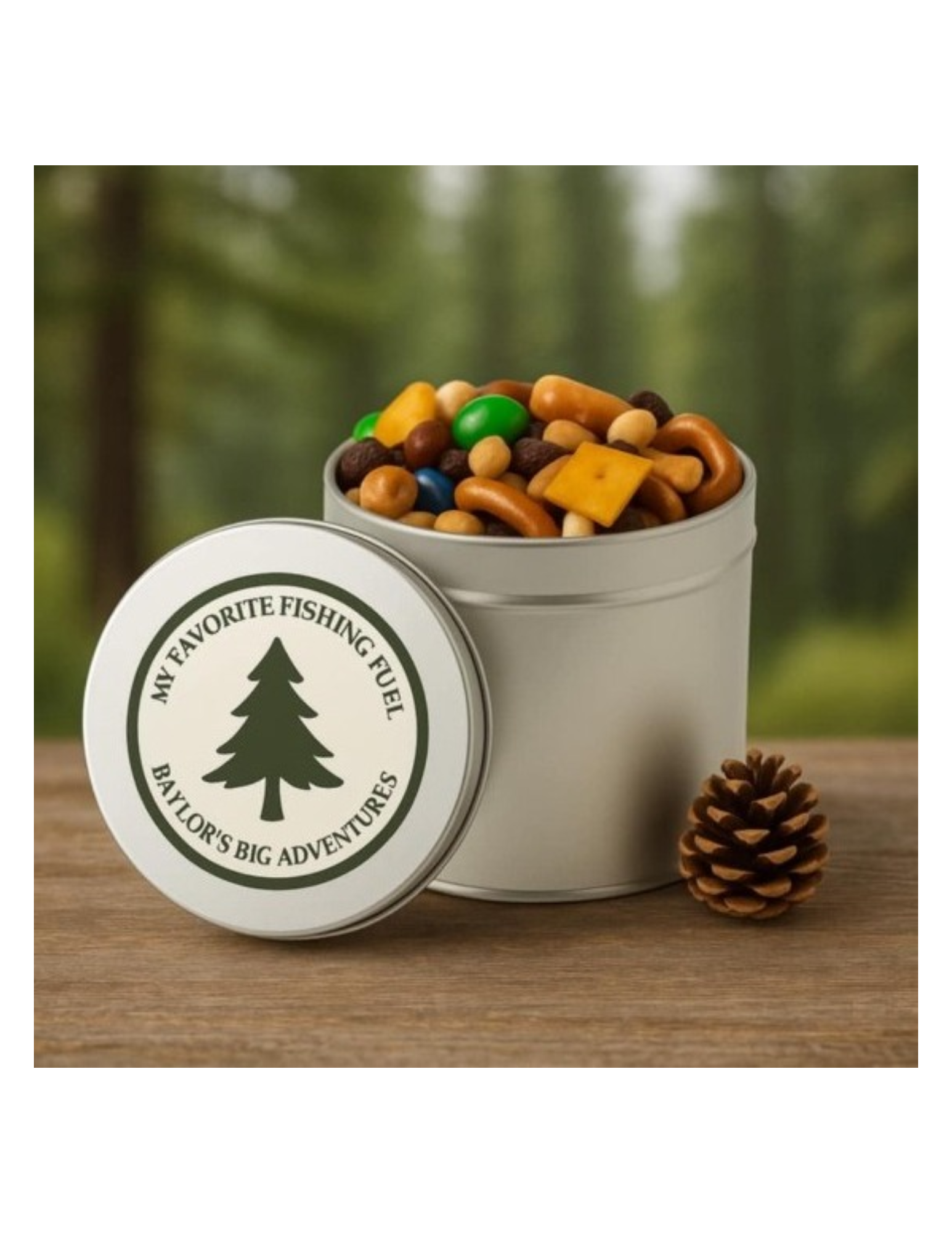 Papa and Baylor Go Fishing Adventure Bundle (Hardcover Picture Book + Tin + Heart Pebble Keepsake) - Image 6